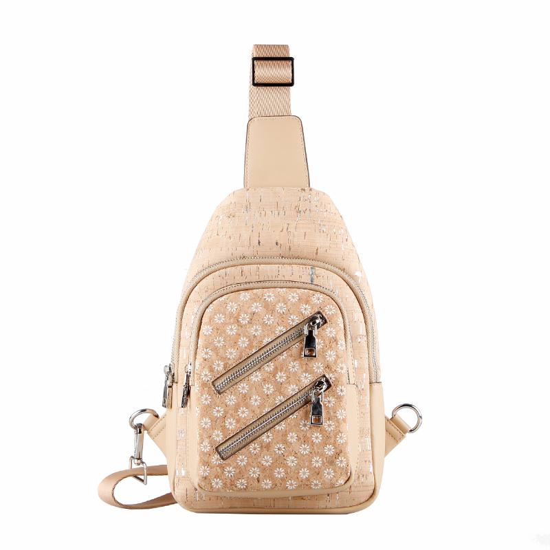 Casual Sports Cork Pria Crossbody Backpack