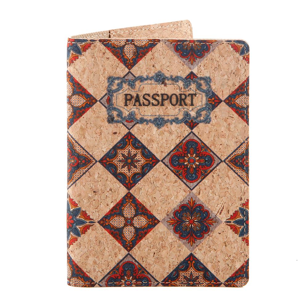 Cork Passport Protective Case kanggo Travel Gunakake