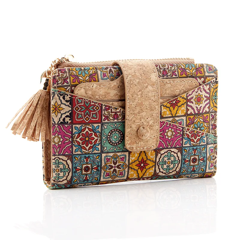Fashion Slim Portable Cork Dompet
