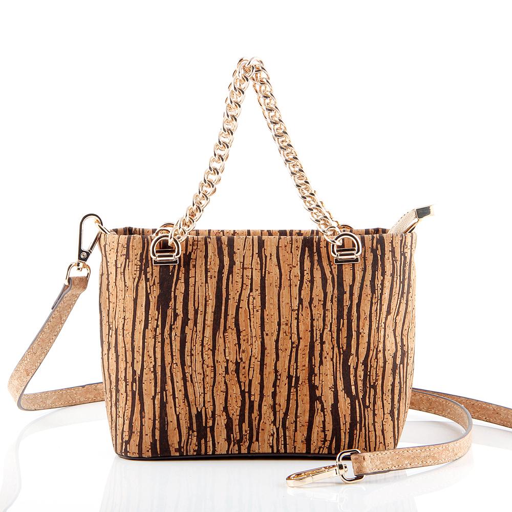 Mini Compact Cork Shoulder Tas