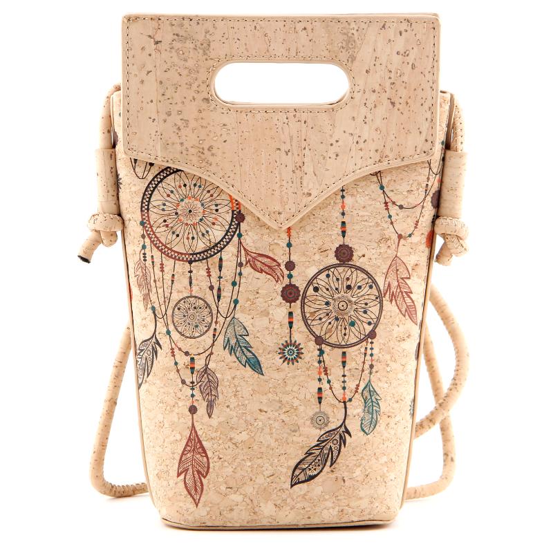 Mini Cork Crossbody Tas Telpon