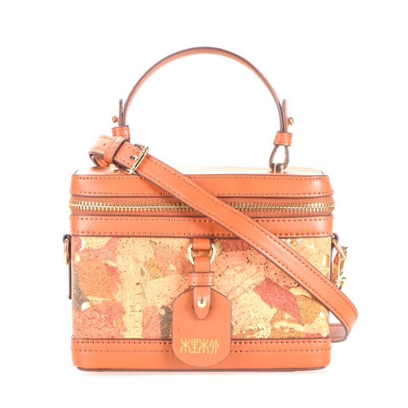 Structured Cork Box Gaya Tas Petang